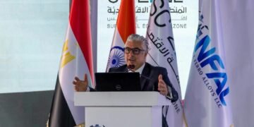 اقتصادية قناة السويس تضع حجر أساس مصنع هندي للسبائك المعدنية باستثمارات 16 مليون دولار في وادي التكنولوجيا