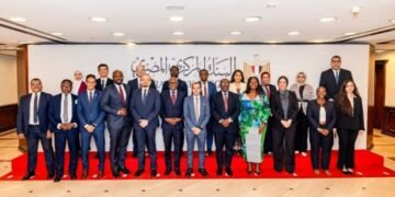 البنك المركزي المصري يستعرض تجربته في التحول الرقمي والأمن السيبراني أمام وفدي بنك غانا المركزي
