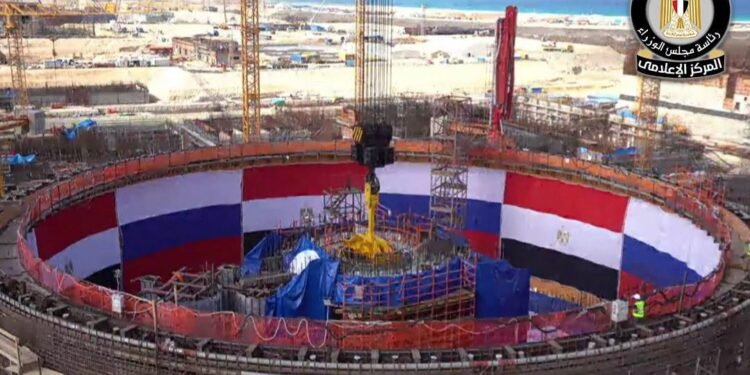 الضبعة النووية تواصل التنفيذ وفق أعلى معايير الجودة لدعم التحول إلى الطاقة النظيفة