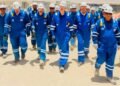 وزير البترول يتفقد مشروع بتروجت بحقول النفط الإماراتية