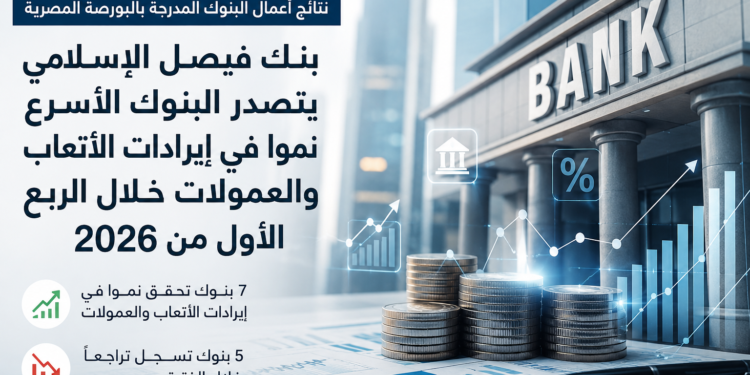 بنك فيصل الإسلامي يتصدر البنوك الأسرع نموًا في إيرادات الأتعاب والعمولات خلال الربع الأول من 2026