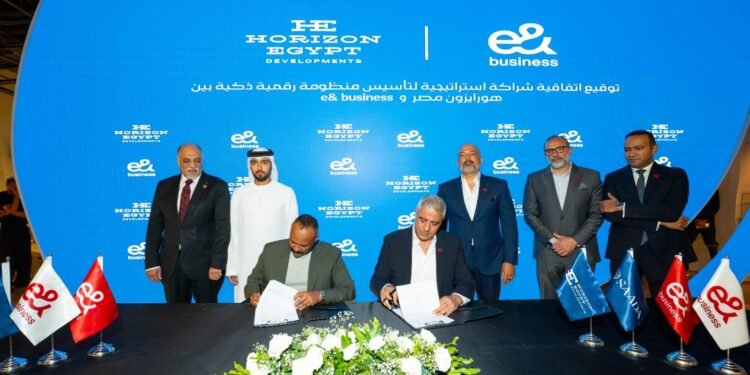 هورايزون مصر تقود التحول الذكي في مشروع “سعادة” بالقاهرة الجديدة عبر شراكة استراتيجية مع e& Business
