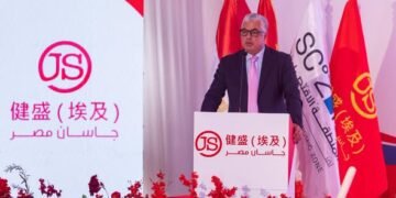 باستثمارات 117 مليون دولار.. وضع حجر أساس مشروع «جاسان جروب» الصينية بالقنطرة غرب الصناعية