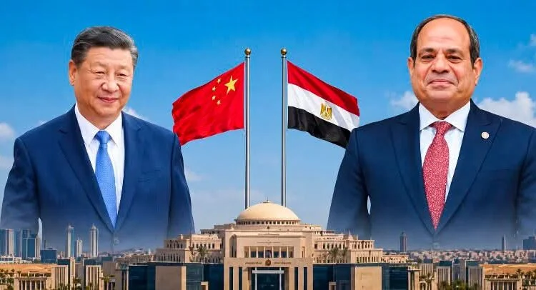 الرئيس المصري والصيني