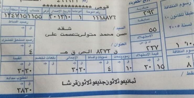 فاتورة الكهرباء الجديدة 2026.. 3 طرق للاستعلام عن قيمة الاستهلاك وطرق السداد