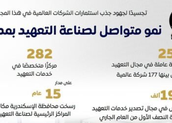 مركز الوزراء: 252 شركة تعمل بصناعة التعهيد في مصر بينها 177 شركة عالمية
