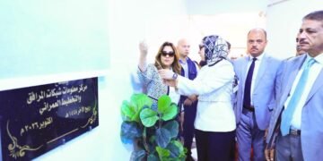منال عوض تفتتح مركز معلومات شبكات المرافق بمدينة الخارجة بتكلفة 15 مليون جنيه