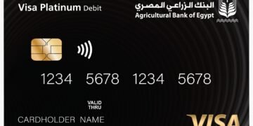 البنك الزراعي المصري يطلق بطاقة Visa Platinum الخصم المباشر بالتعاون مع فيزا